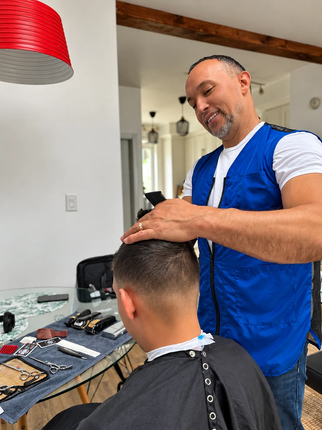 Mobile barber service by Hair & Cuts